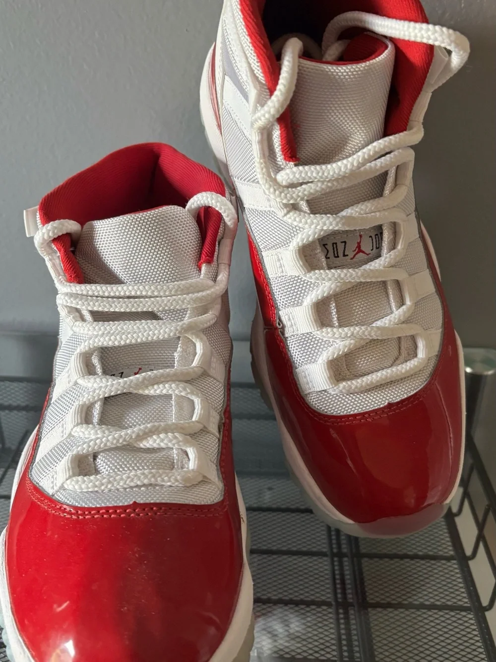 Air Jordan 11 Red and White  Men’s size 7